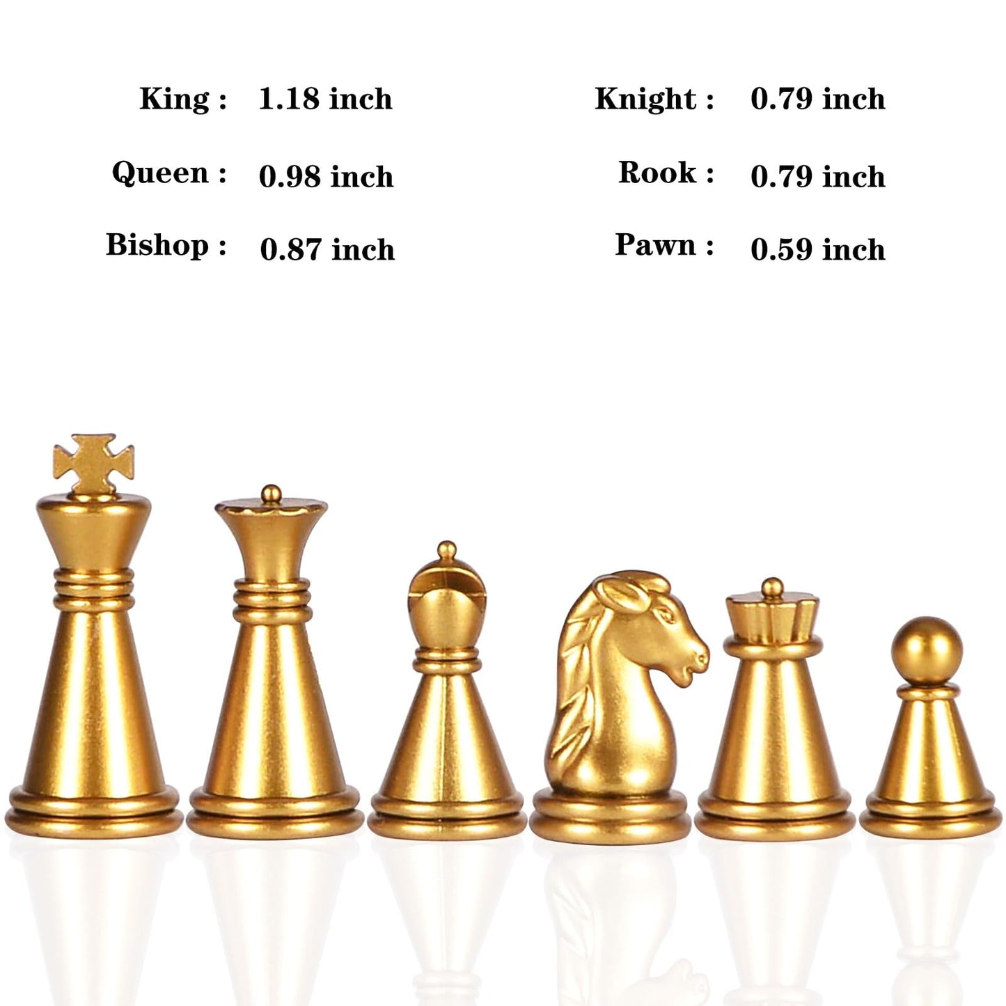 KICTERO 5-Inch Mini Chess Set | Magnetic Folding Travel Board for Kids & Adults