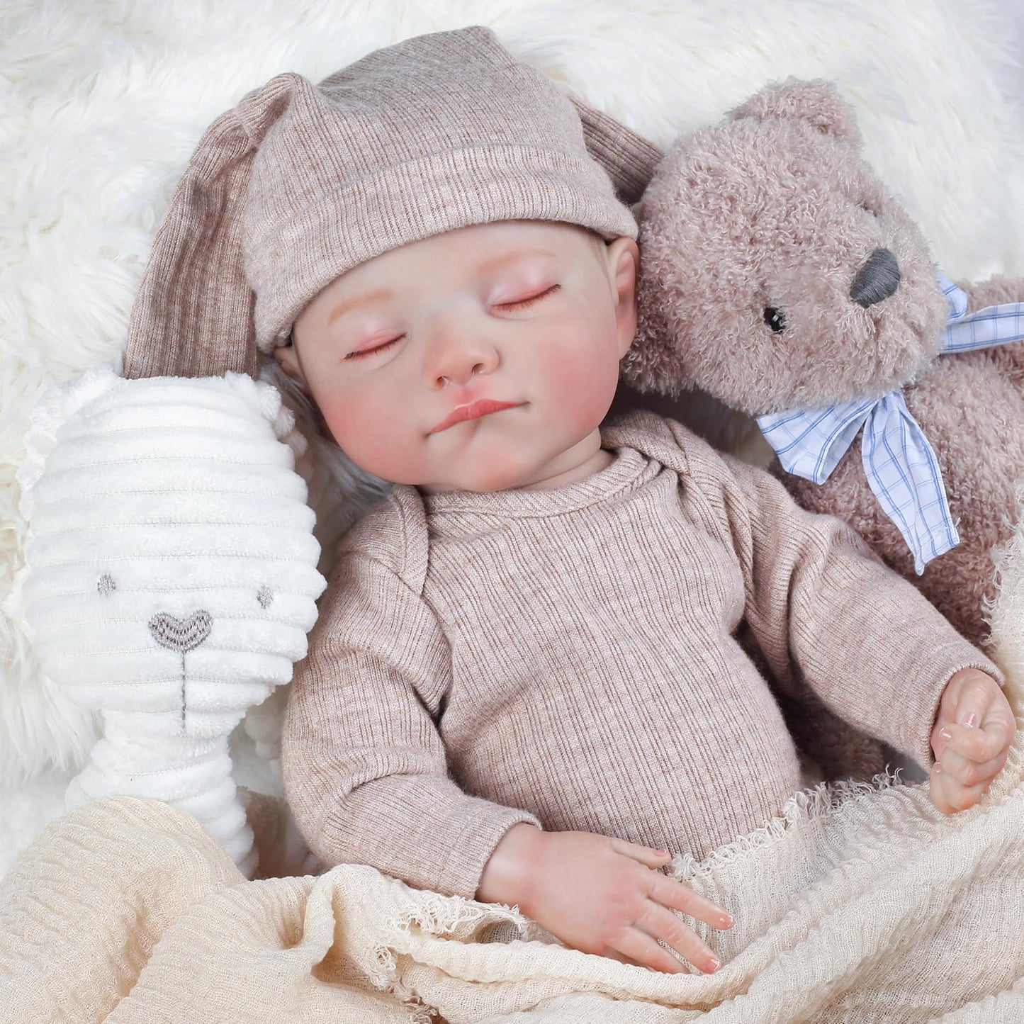 KidCuddz Reborn Baby Dolls – 18-Inch Vinyl Realistic Doll with Vein Details & Accessories