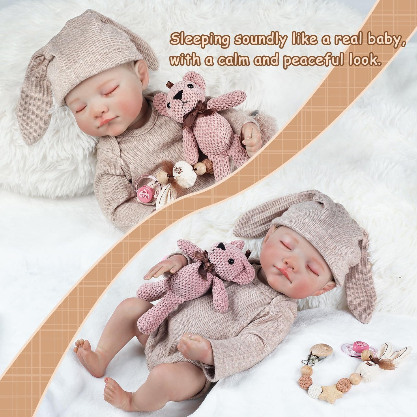 KidCuddz Reborn Baby Dolls – 18-Inch Vinyl Realistic Doll with Vein Details & Accessories