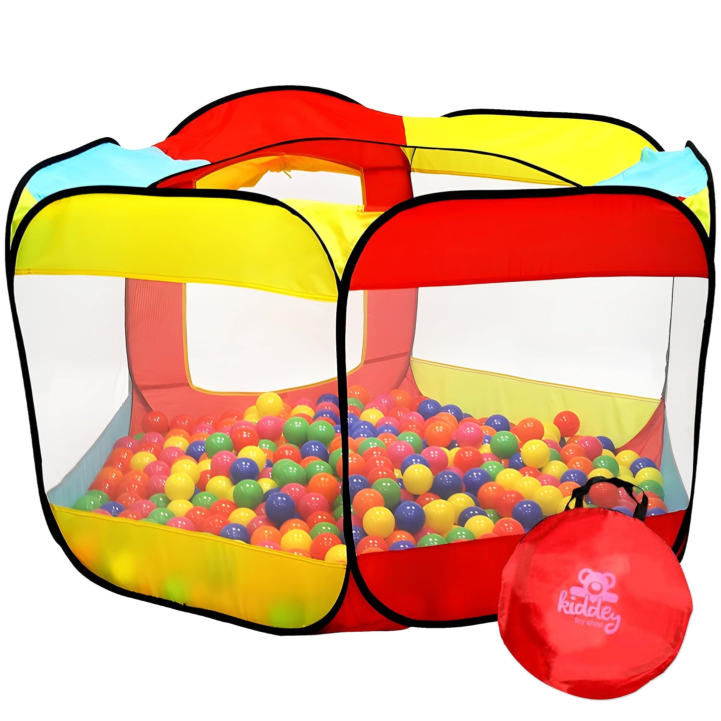 Kiddey Kids Ball Pit Pop Up Large Tent – Indoor & Outdoor Toddler Play Space