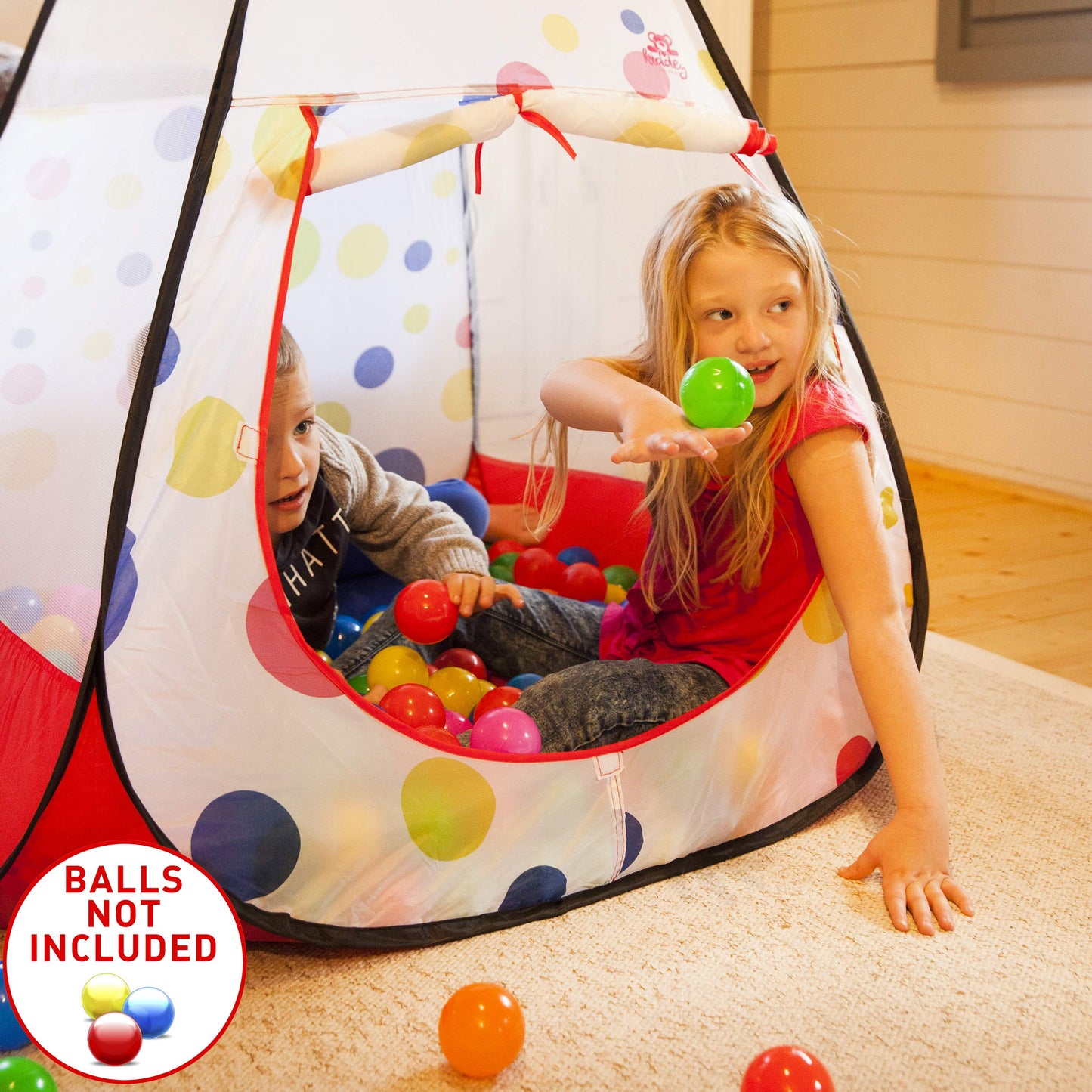 Kiddey Kids Ball Pit Pop Up Play Tent – Indoor/Outdoor Ball Pit Playhouse