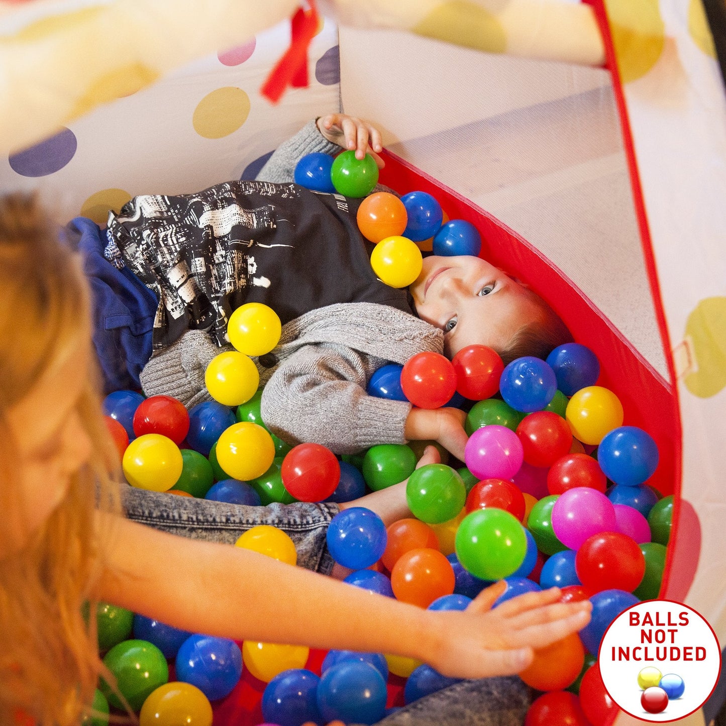 Kiddey Kids Ball Pit Pop Up Play Tent – Indoor/Outdoor Ball Pit Playhouse