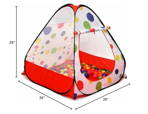 Kiddey Kids Ball Pit Pop Up Play Tent – Indoor/Outdoor Ball Pit Playhouse