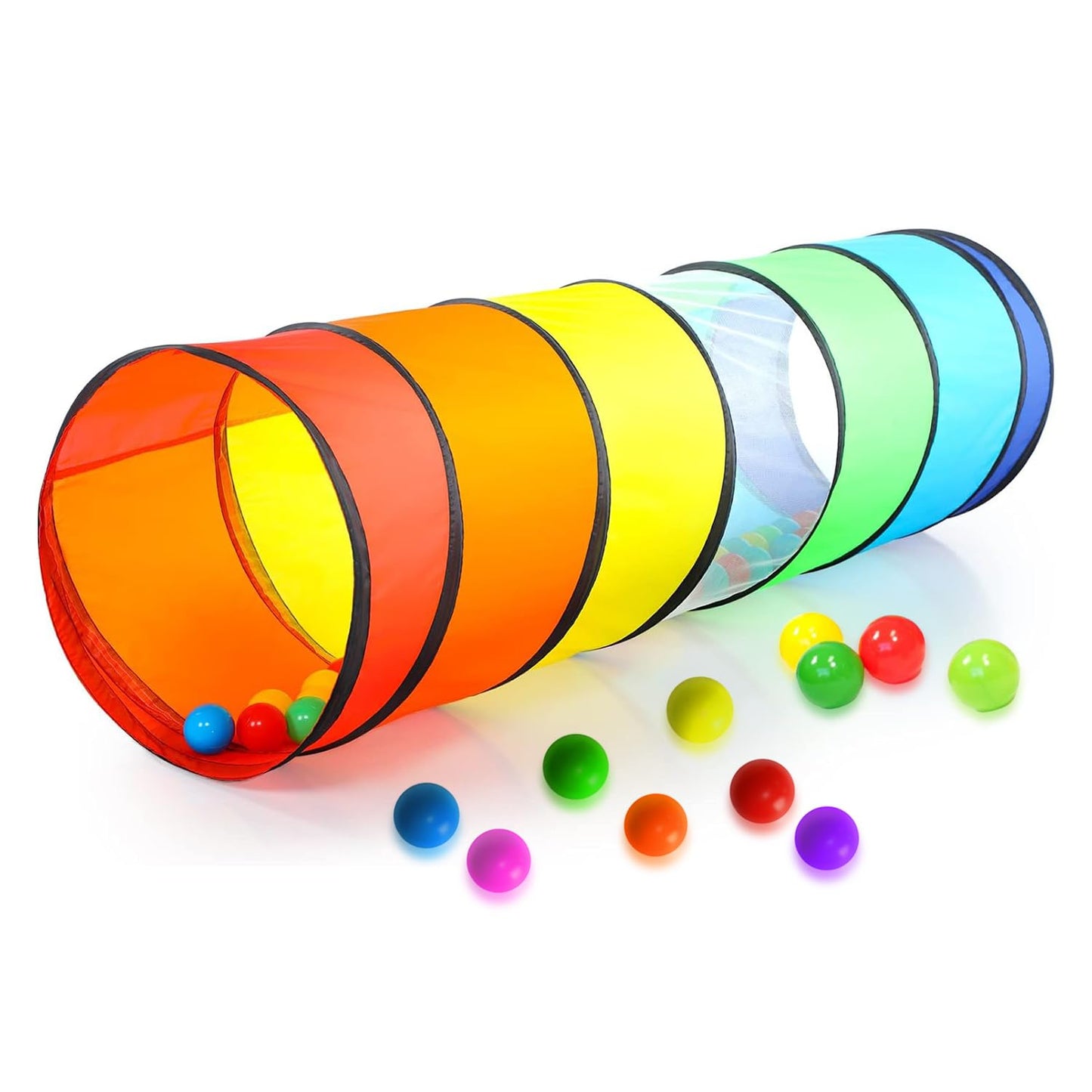 Kiddey Kids Play Tunnel Set – Double Pop-Up Tunnels for Indoor & Outdoor Fun
