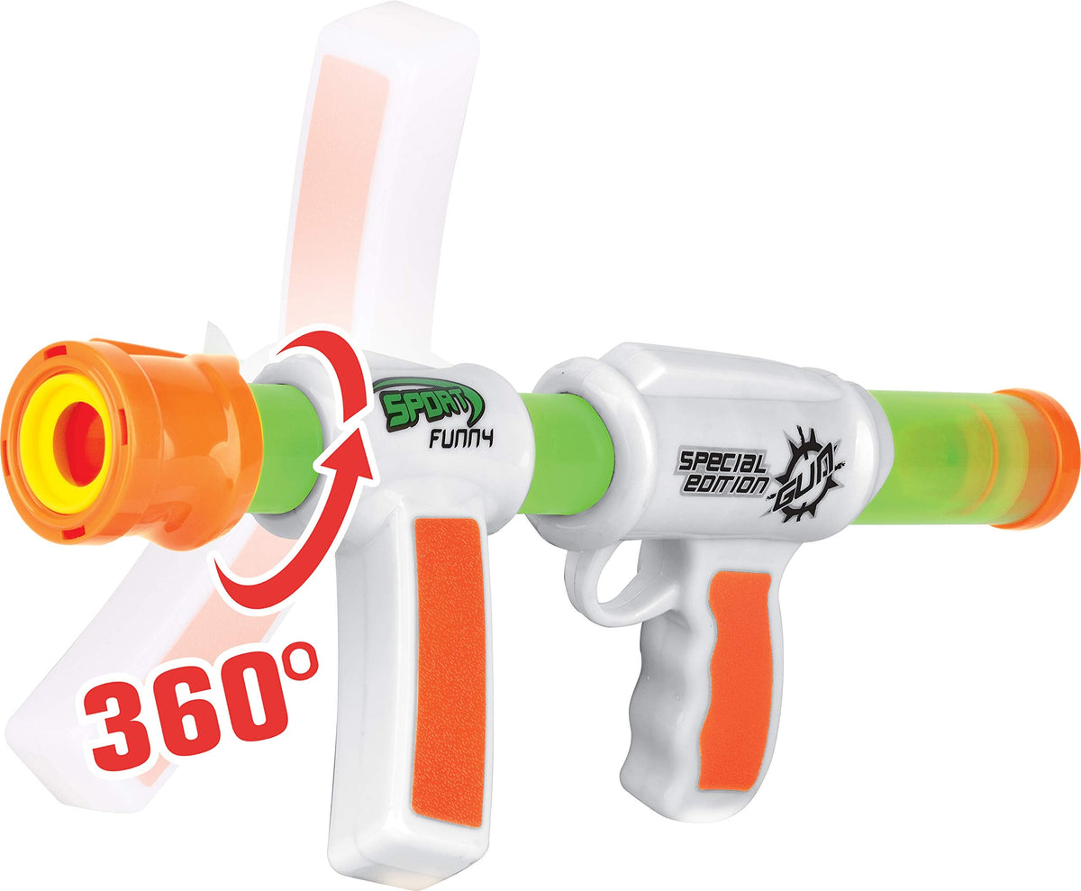 Kiddie Play Atomic Power Popper Gun – 26 ft Foam Ball Shooter for Kids