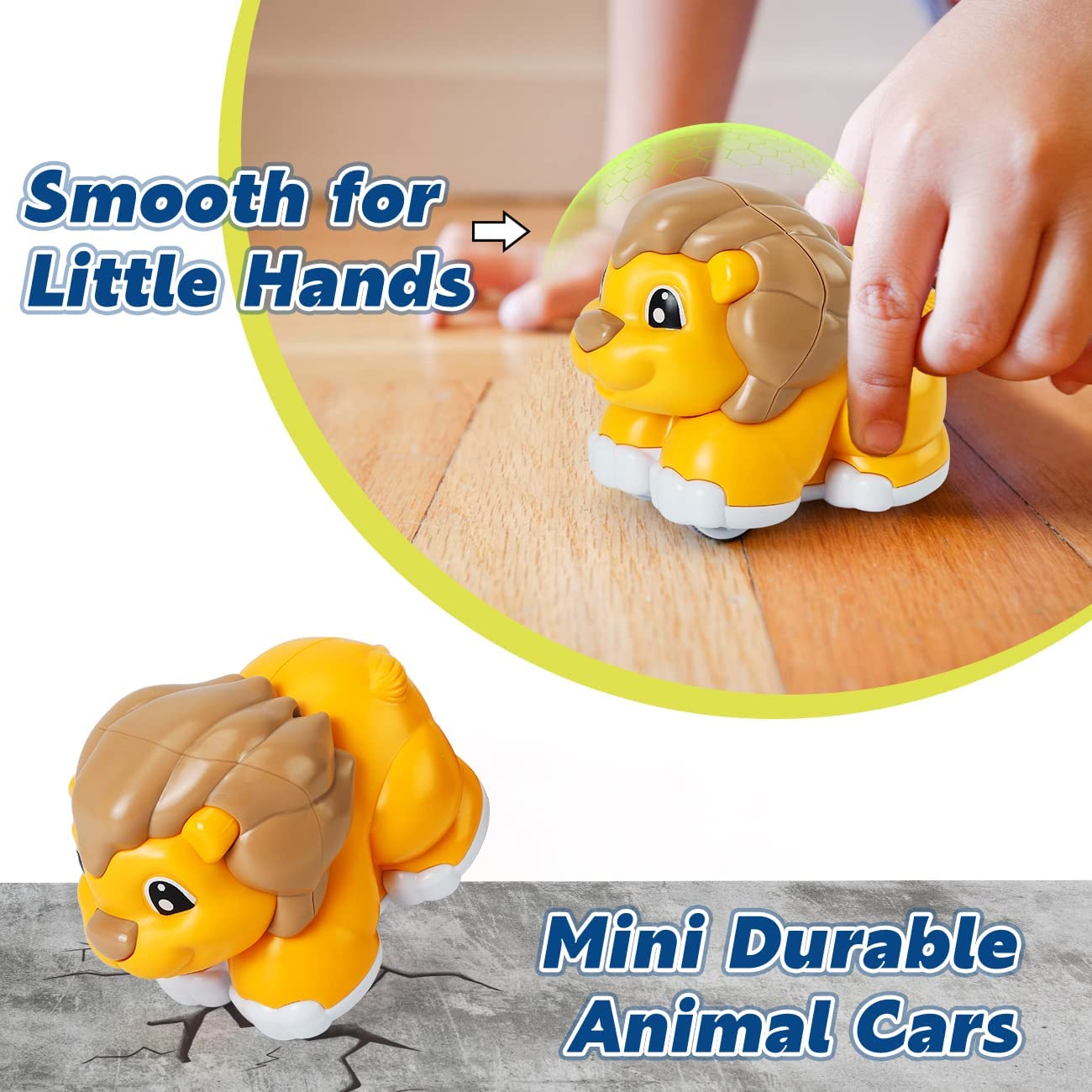Kiddiworld Animal Car Toys for Toddlers 1-2 – Playmat & Storage Box