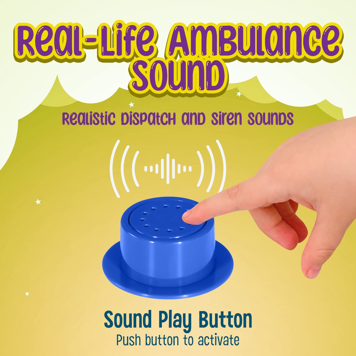 Kiddzery Ambulance Pop-Up Tent with Sounds – Doctor Kit & Ball Pit