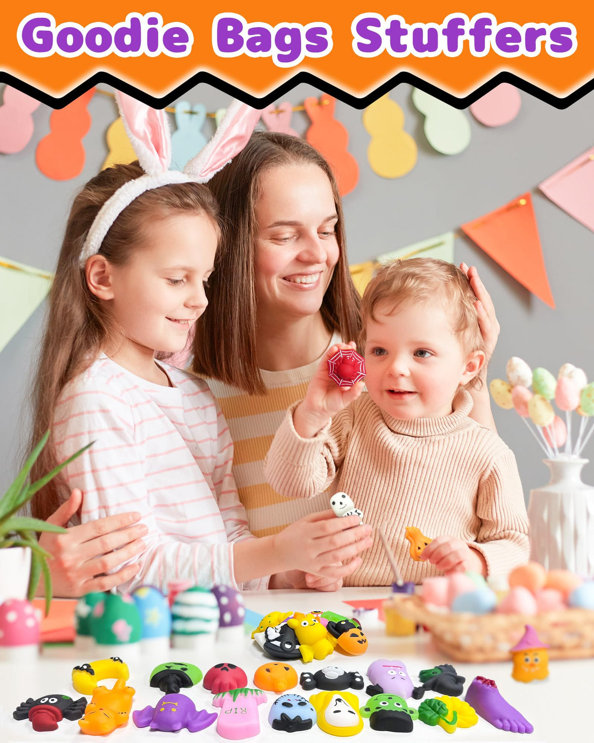 Kidific 30 Pcs Halloween Squishy Toys – Party Favors, Fidgets & Classroom Prizes