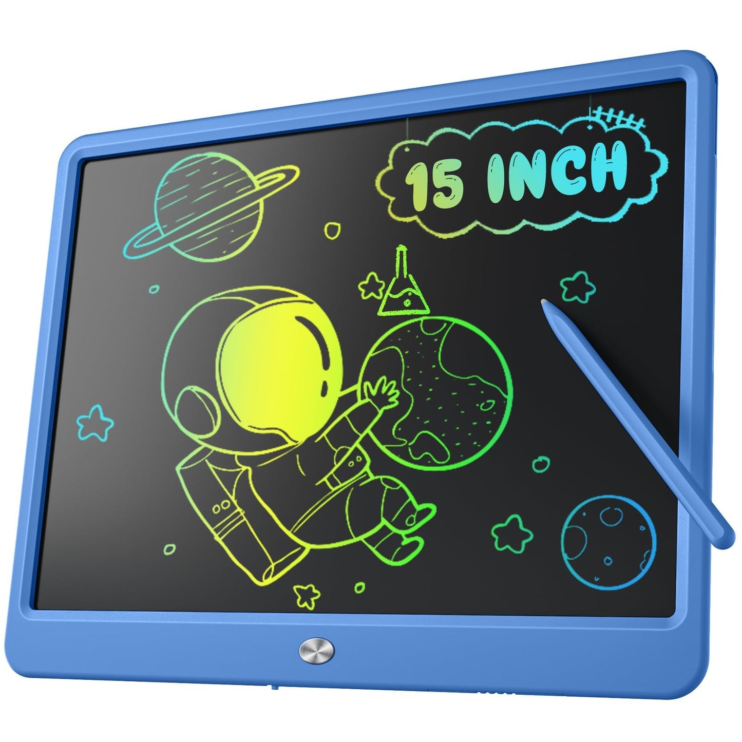Kidopire 15-Inch LCD Writing Tablet for Kids – Large Drawing Board, 3-12+ Years, Navy