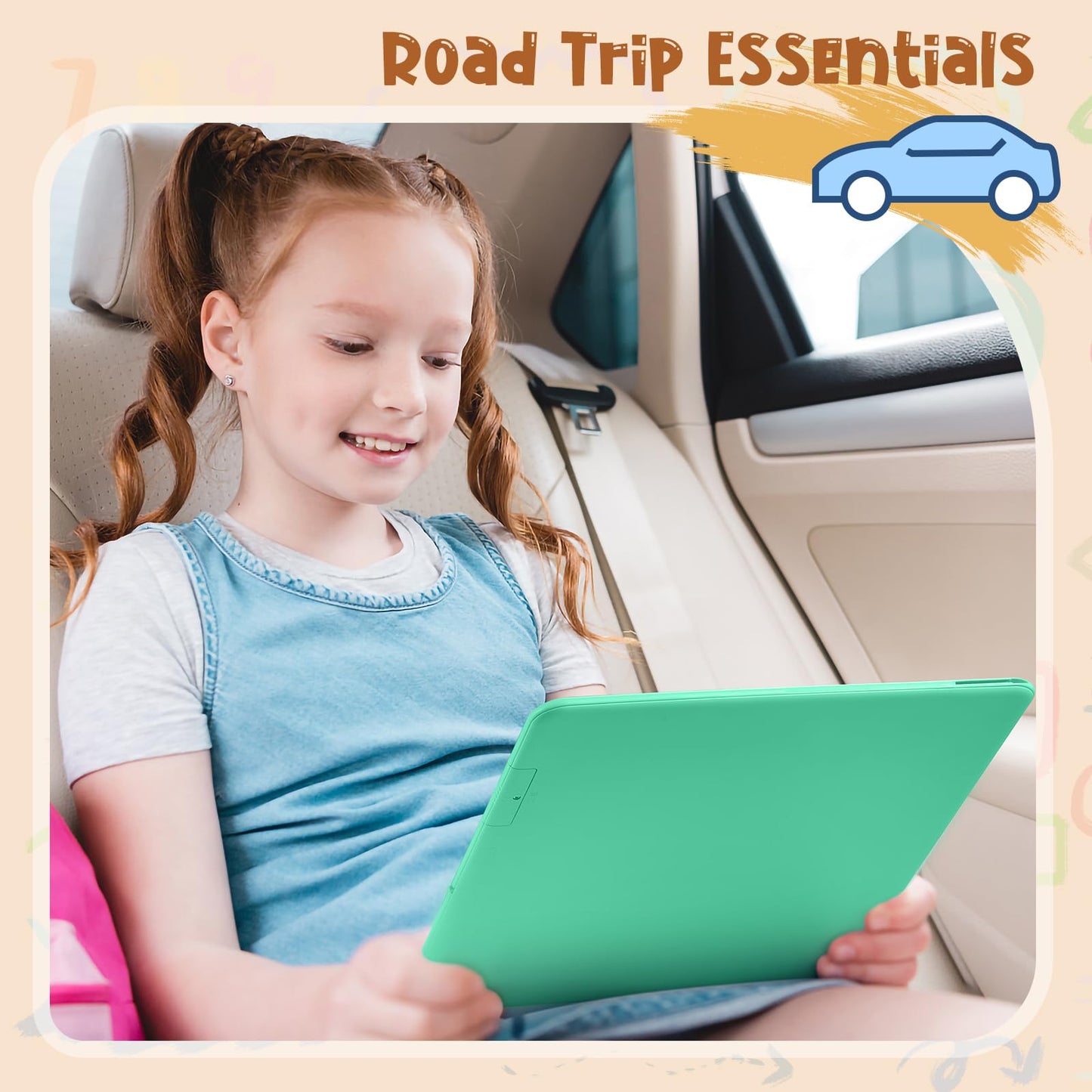 Kidopire LCD Writing Tablet for Kids | 15-Inch Doodle Board for Learning, Mess-Free Fun