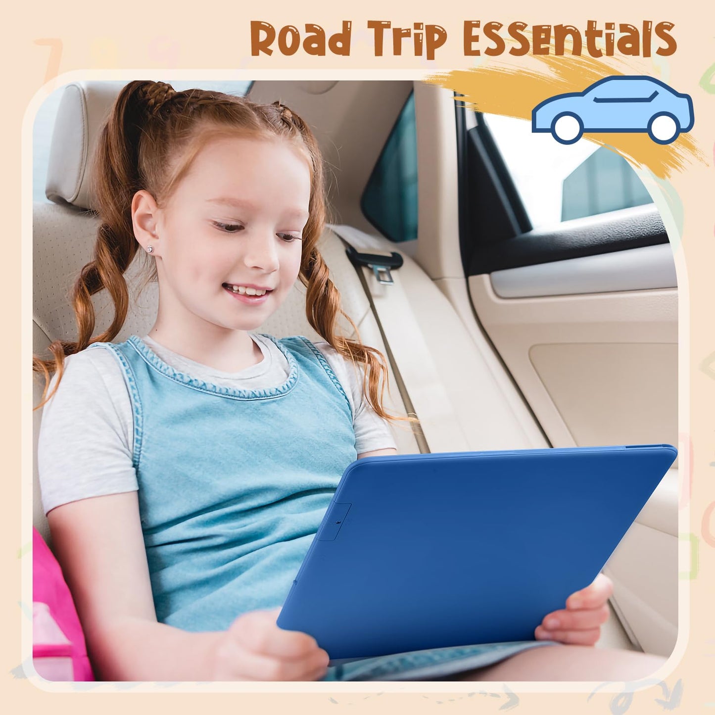Kidopire 15-Inch LCD Writing Tablet for Kids – Large Drawing Board, 3-12+ Years, Navy