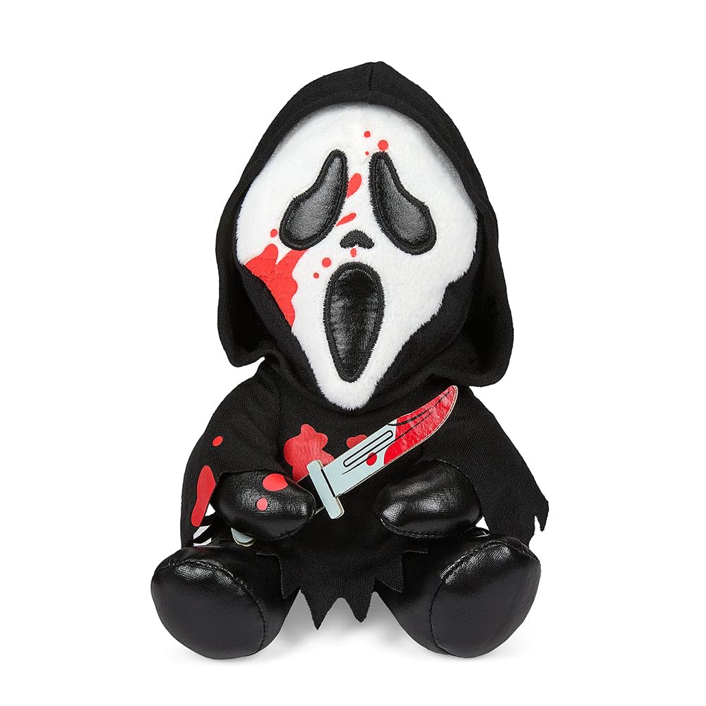 Kidrobot Bloody Ghost Face Phunny Plush – 8-Inch, Officially Licensed Scream Collectible