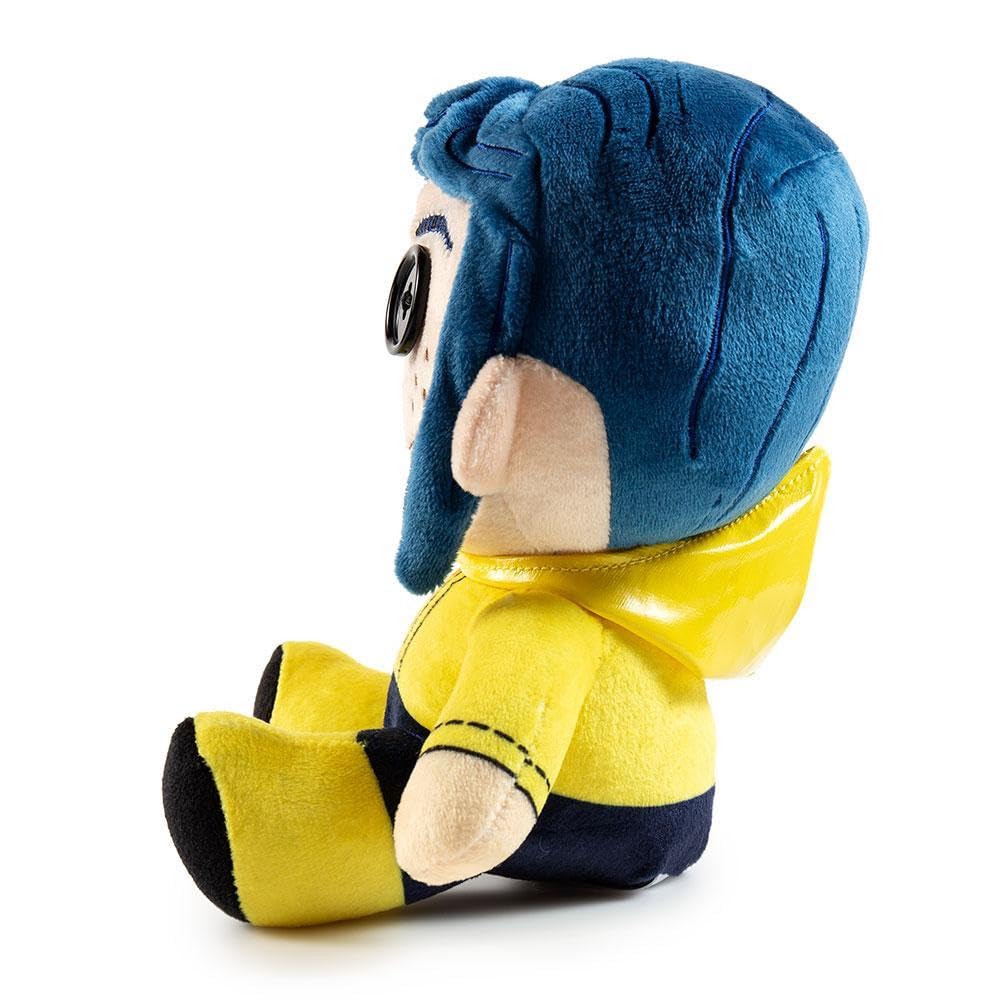 Kidrobot Coraline Phunny Plush – 7-Inch Button-Eyes Licensed Collectible