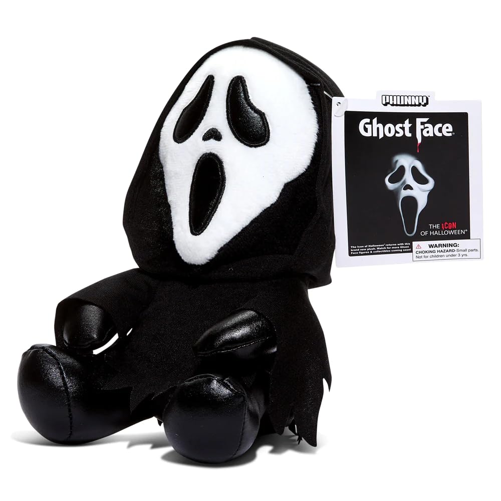 Kidrobot Ghost Face 8-Inch Phunny Plush – Officially Licensed Horror Collectible
