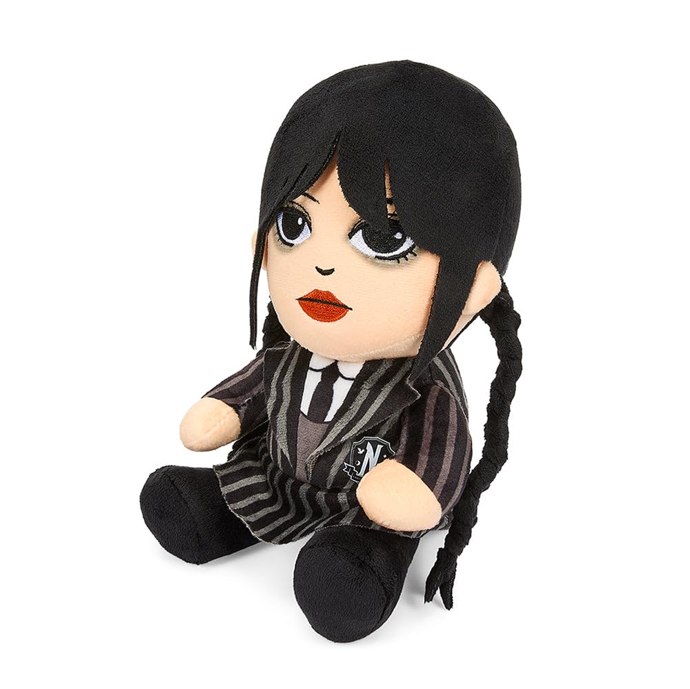 Kidrobot Wednesday Phunny Plush – 8-Inch Licensed Wednesday Addams Plush Figure