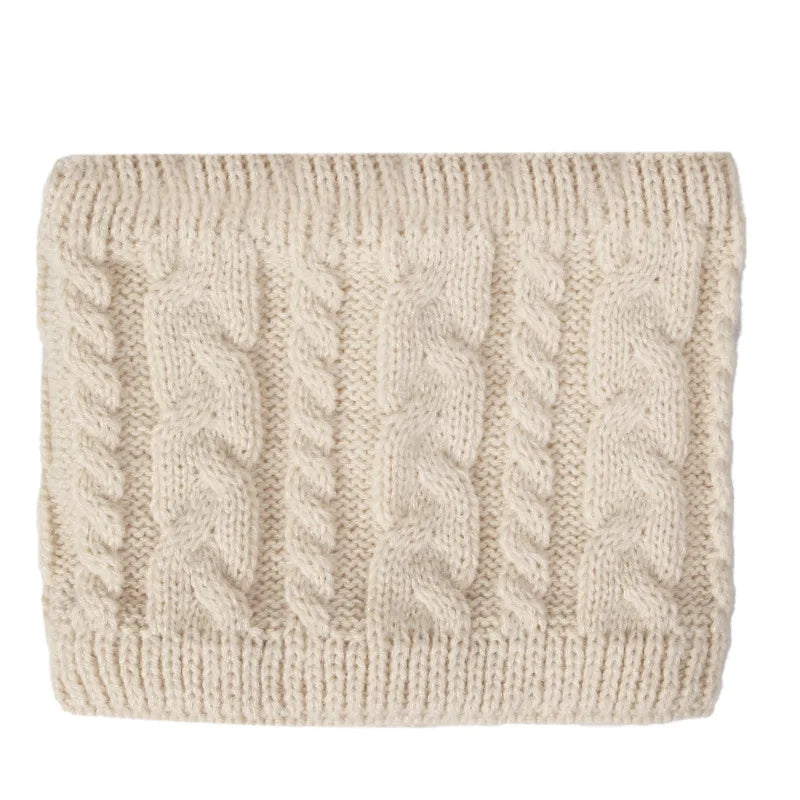 Kids 3-Piece Knitted Winter Set – Hat Scarf Gloves with Fleece Lining