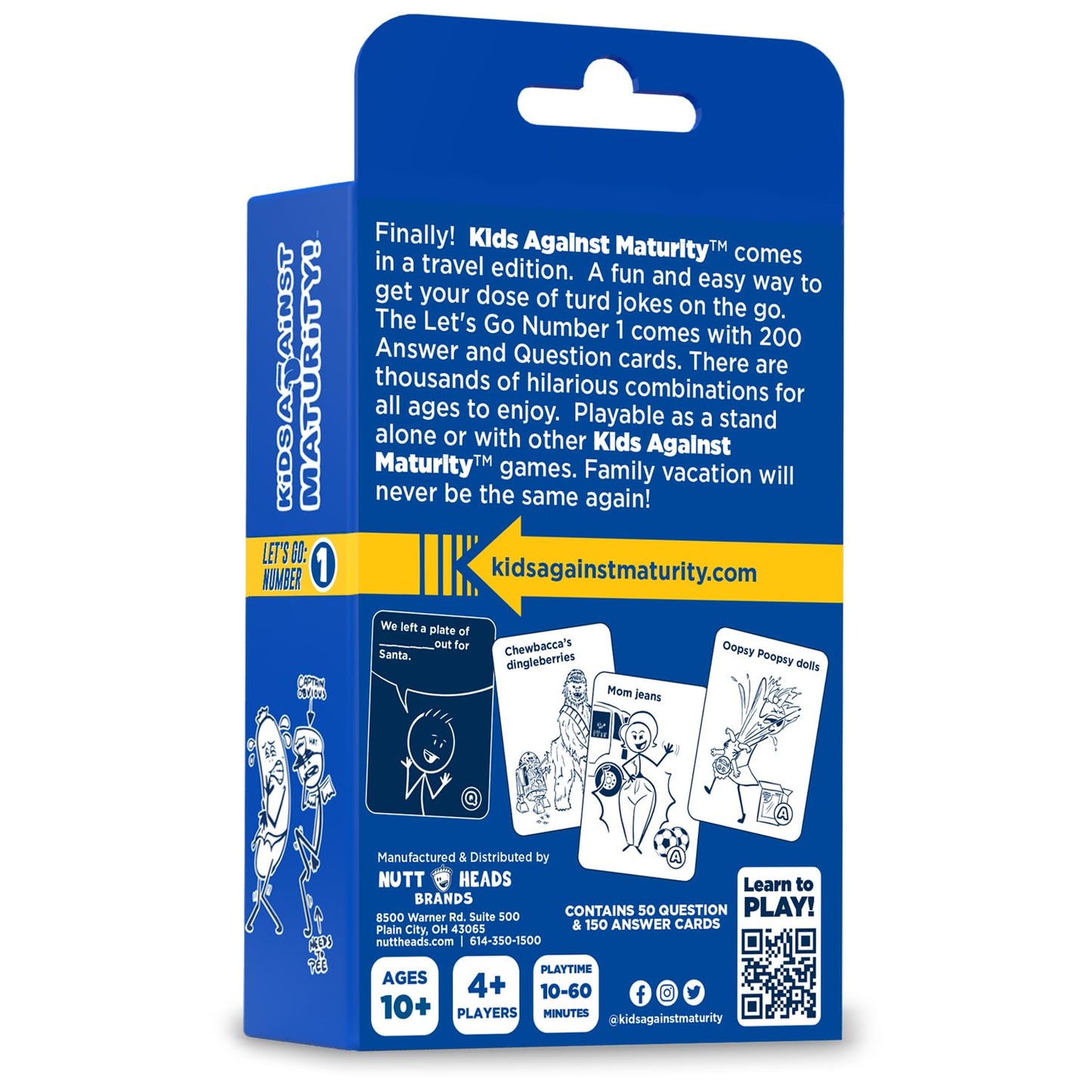 Kids Against Maturity: Funny Family Card Game for 10+ | Portable & Hilarious Family Night