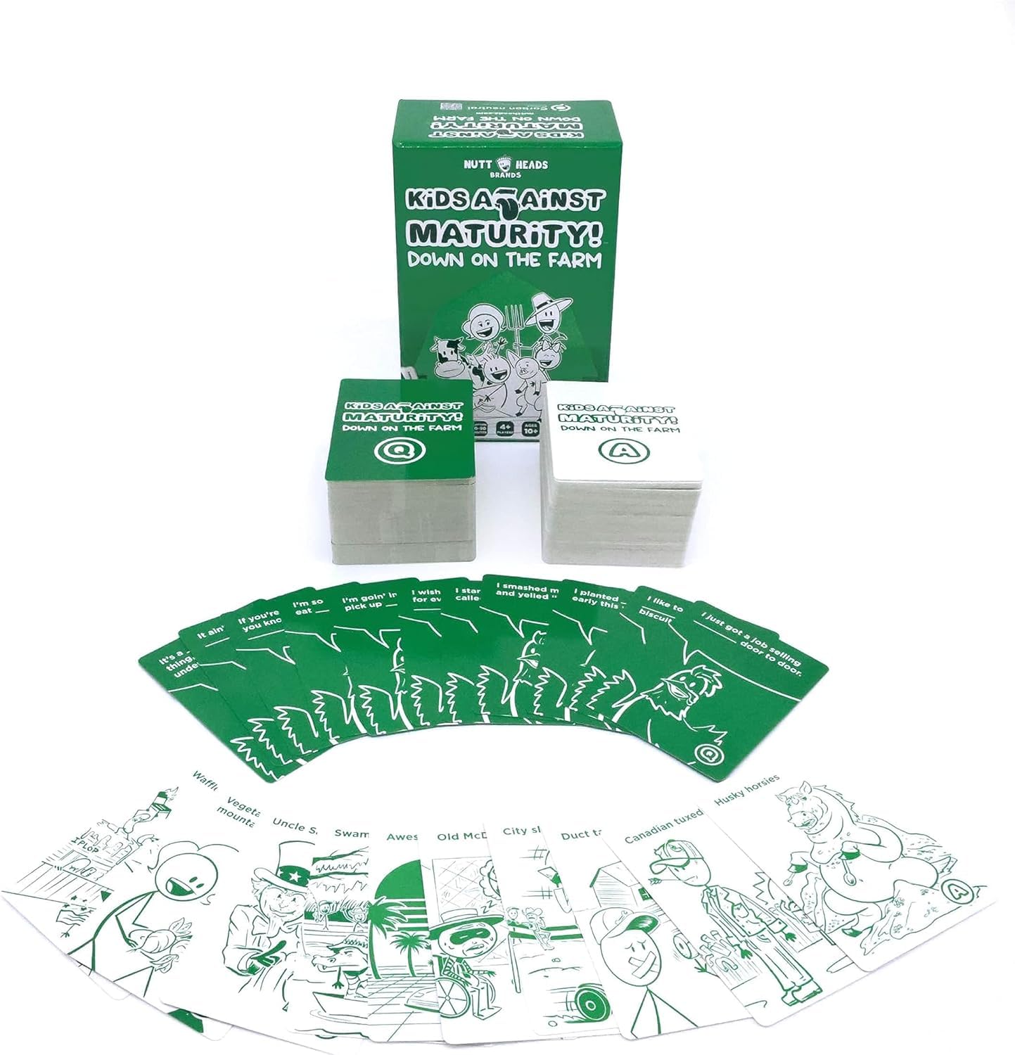 Kids Against Maturity Farm Edition – Funny Family Card Game for All Ages