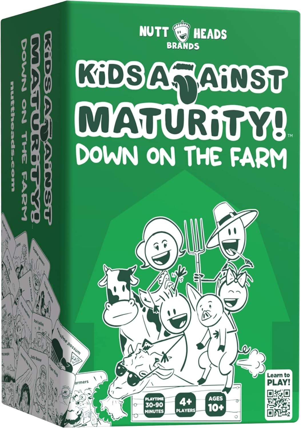 Kids Against Maturity Farm Edition – Funny Family Card Game for All Ages