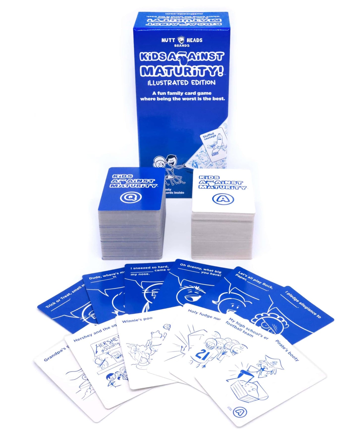 Kids Against Maturity: Funny Family Card Game for Kids & Adults | 600 Cards