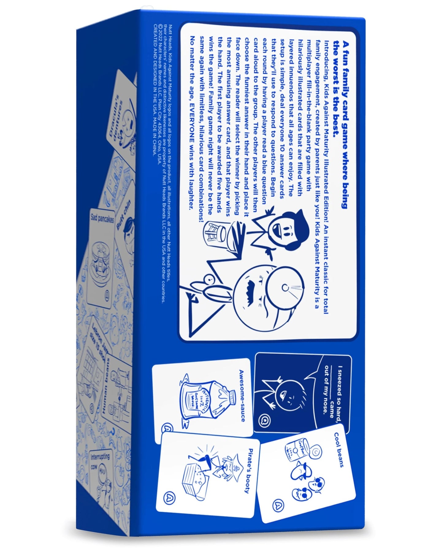 Kids Against Maturity: Funny Family Card Game for Kids & Adults | 600 Cards