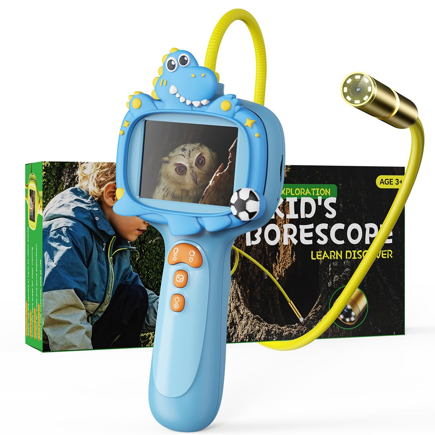 Kids Borescope Camera Toy with Light for Outdoor Exploration – STEM Gift for 4–10 Year Olds