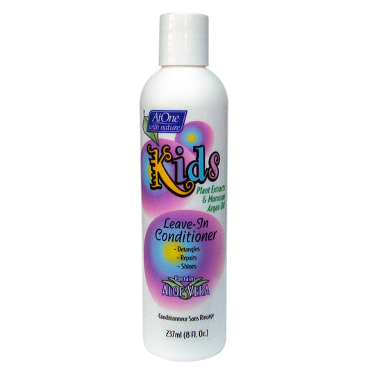 AtOne Kids Leave-In Conditioner 8 oz / 237 ml - For Natural, Curly & Dry Hair