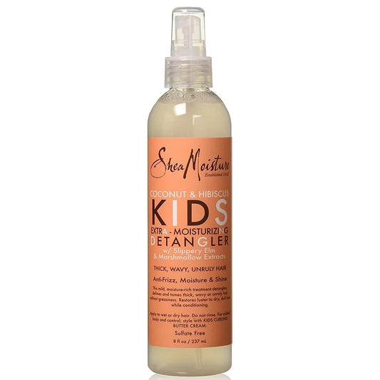 Shea Moisture Coconut & Hibiscus KIDS Extra-Moisturising Detangler 8 oz / 237 ml - For Kids' Curly & Coily Hair