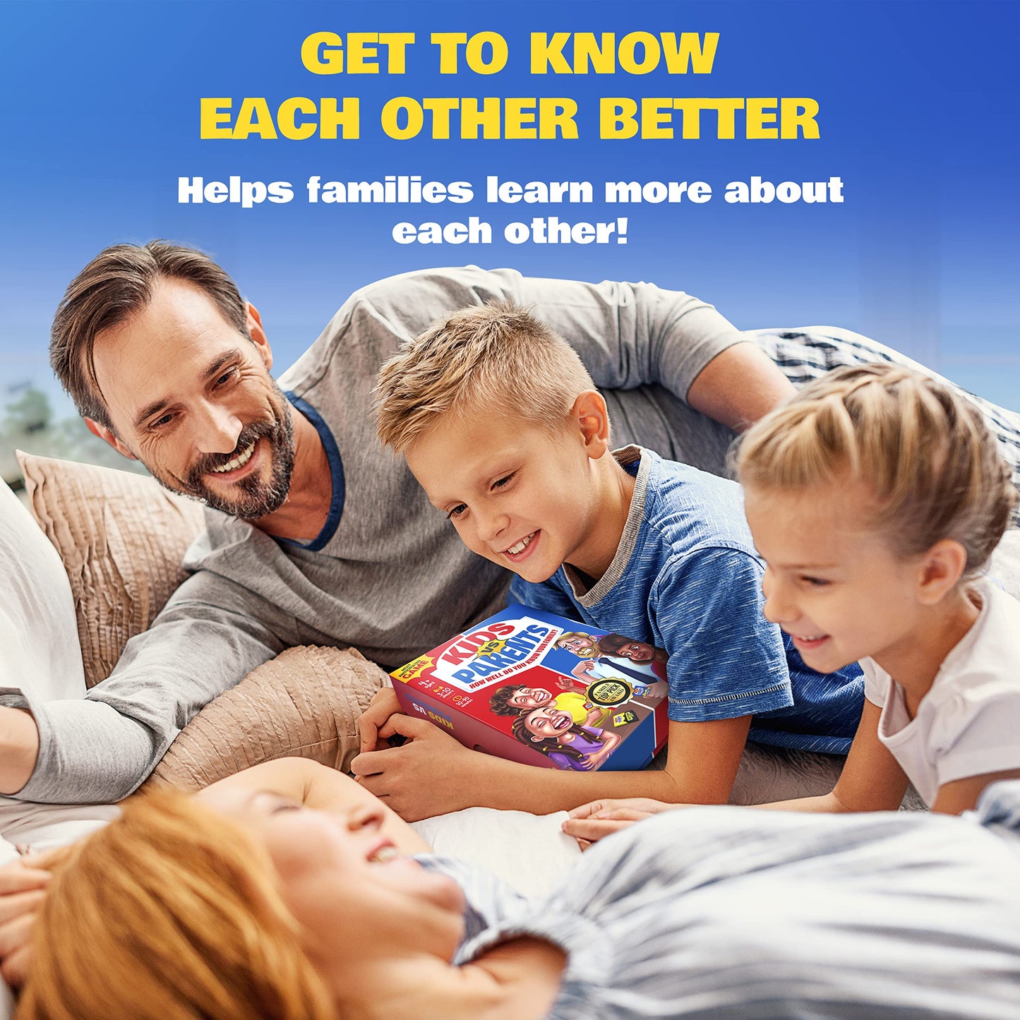 Kids VS Parents – Hilarious Family Card Game with Conversation Starters for All Ages