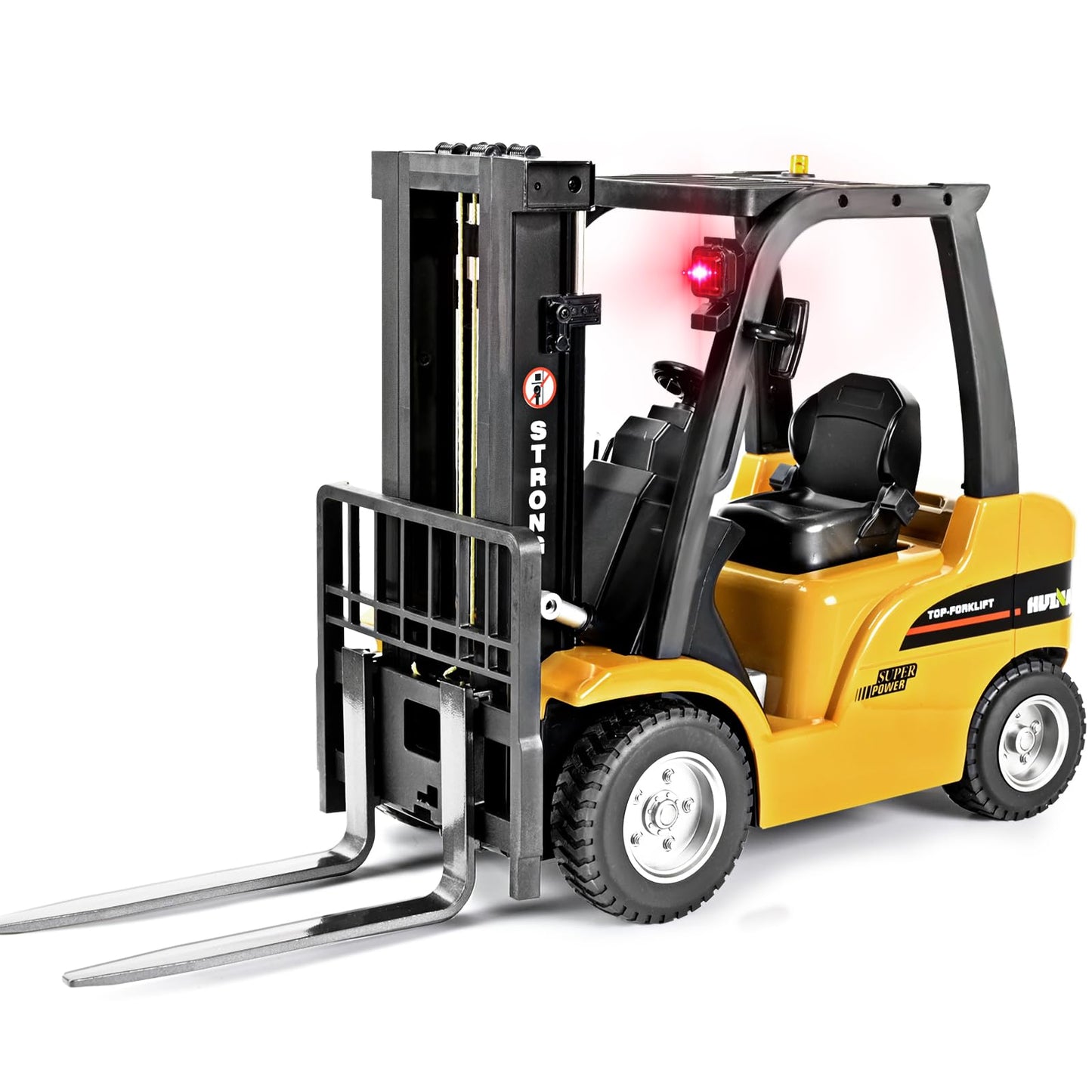 KidsFaves Giant Remote Control Forklift 1:10 Scale – 13 Inches Tall, 8-Channel RC Toy Truck