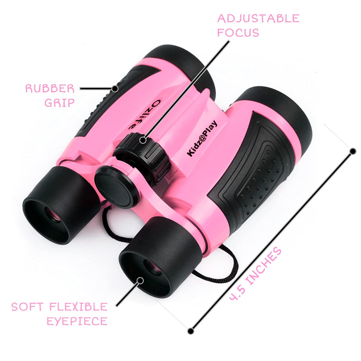 Adventure Kidz Kit by Kidz@Play – Outdoor Exploration Set with Binoculars, Compass, Flashlight & More