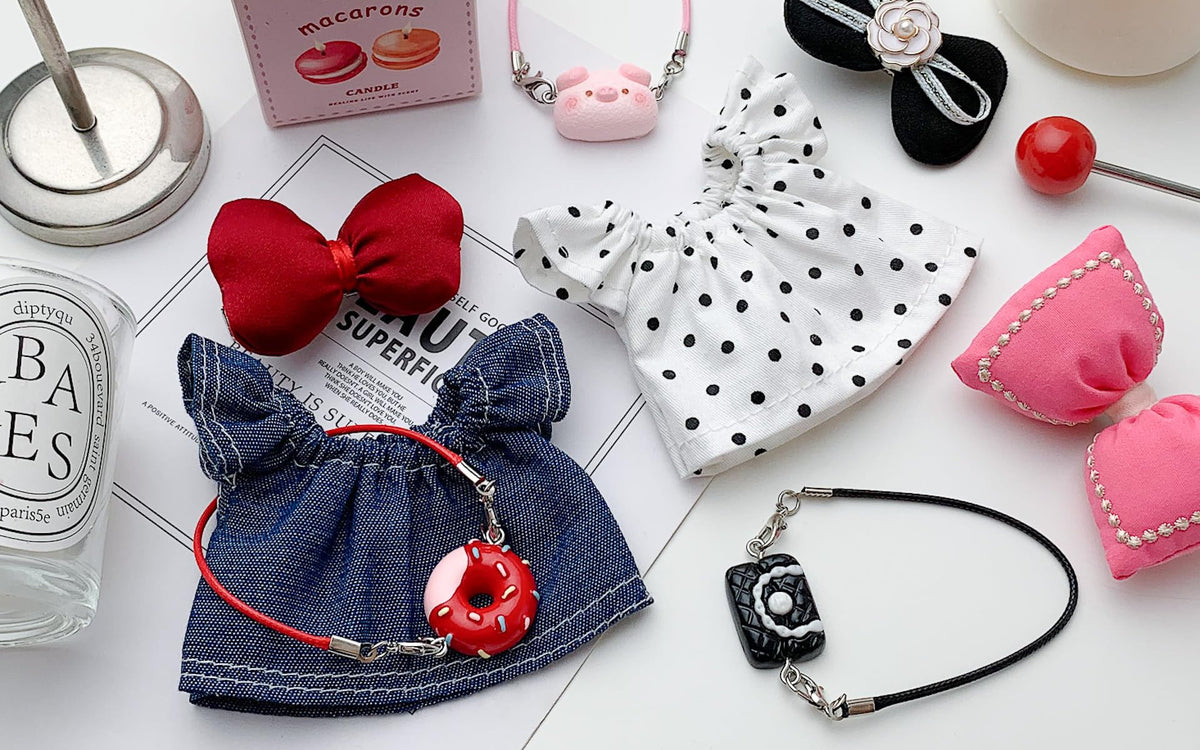 Kigrfv 17 cm Doll Clothes Set — 4 Outfits for 6.7-Inch Dolls | Premium Fashion Accessories Bundle