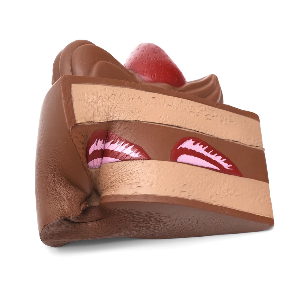 Kiibru Strawberry Shortcake Squishy — Slow-Rise Scented Birthday Cake Toy