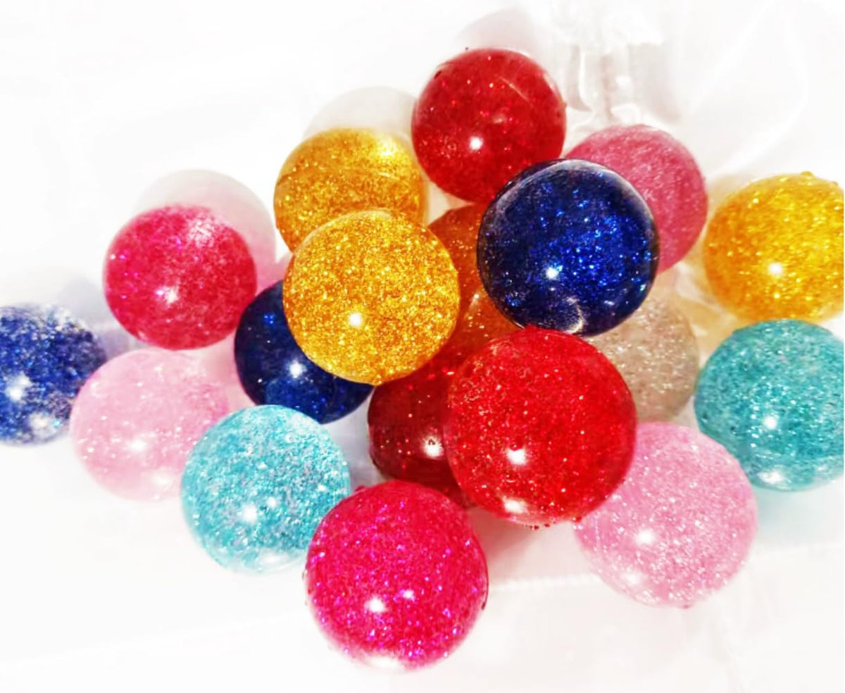 Kikeep Large Glitter Bouncy Ball 45mm – Super Bouncy Kids Toy for Party Favors