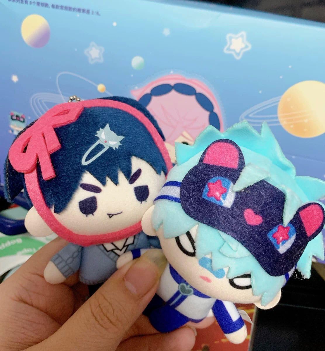 KILA MILA Anime Allien Stage Plush Keychain | Mizi Sua Till Ivan Luka – Random Blind Box Mini Pendant
