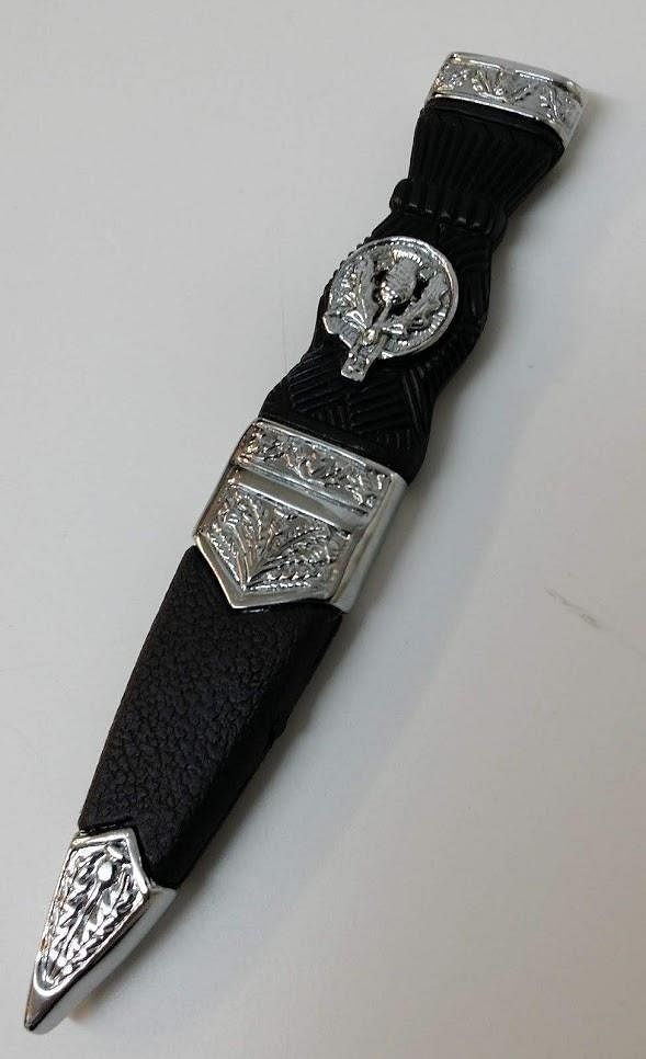 Kilt Highlandwear Safety Sgian Dubh dummy Thistle Crest