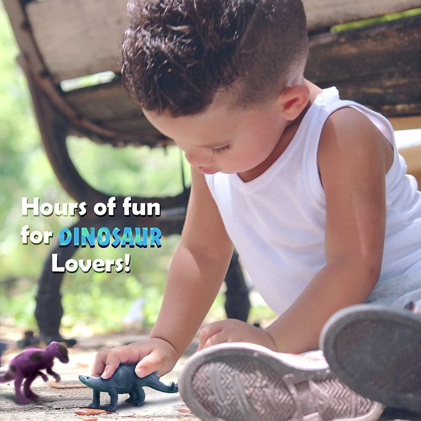 Kimicare Kids Dinosaur Figures – 18 Pcs STEM Dino Toys for Ages 3-5