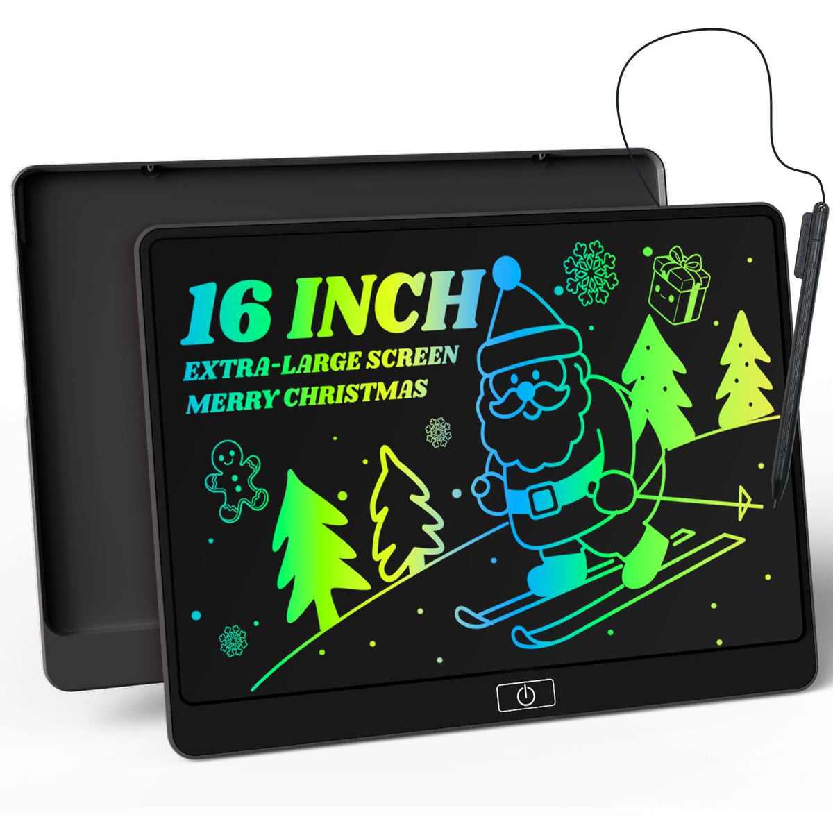 Kinayue LCD Writing Tablet 16-Inch Colorful Doodle Board for Kids (3-6)