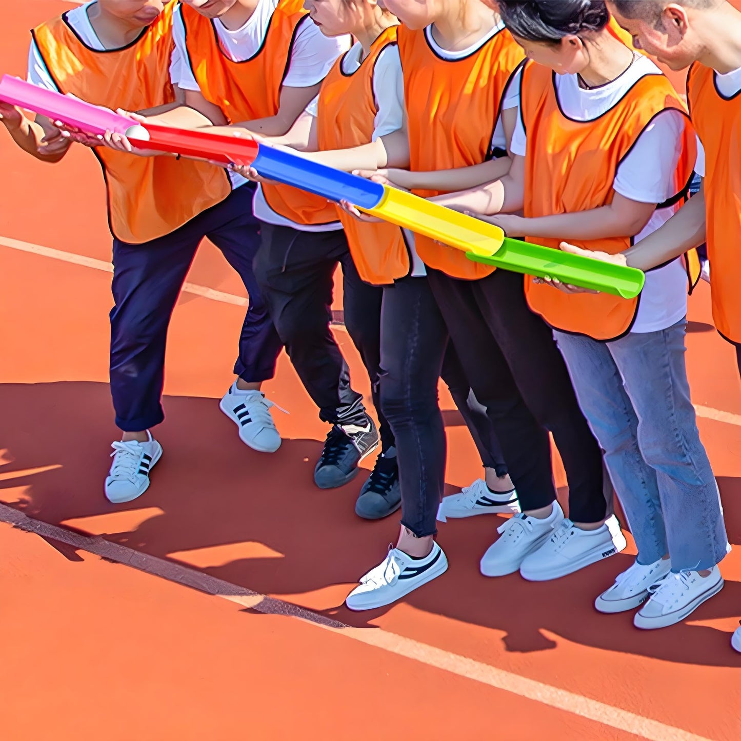 KINDEN 15-Pipe Pipeline Team Building Kit – Group Games & Field Day