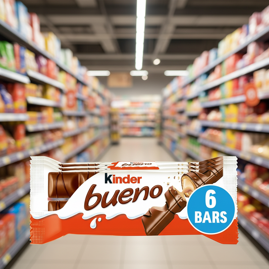 10 x Kinder Bueno Milk And Hazelnuts 3 X 43G (129G)