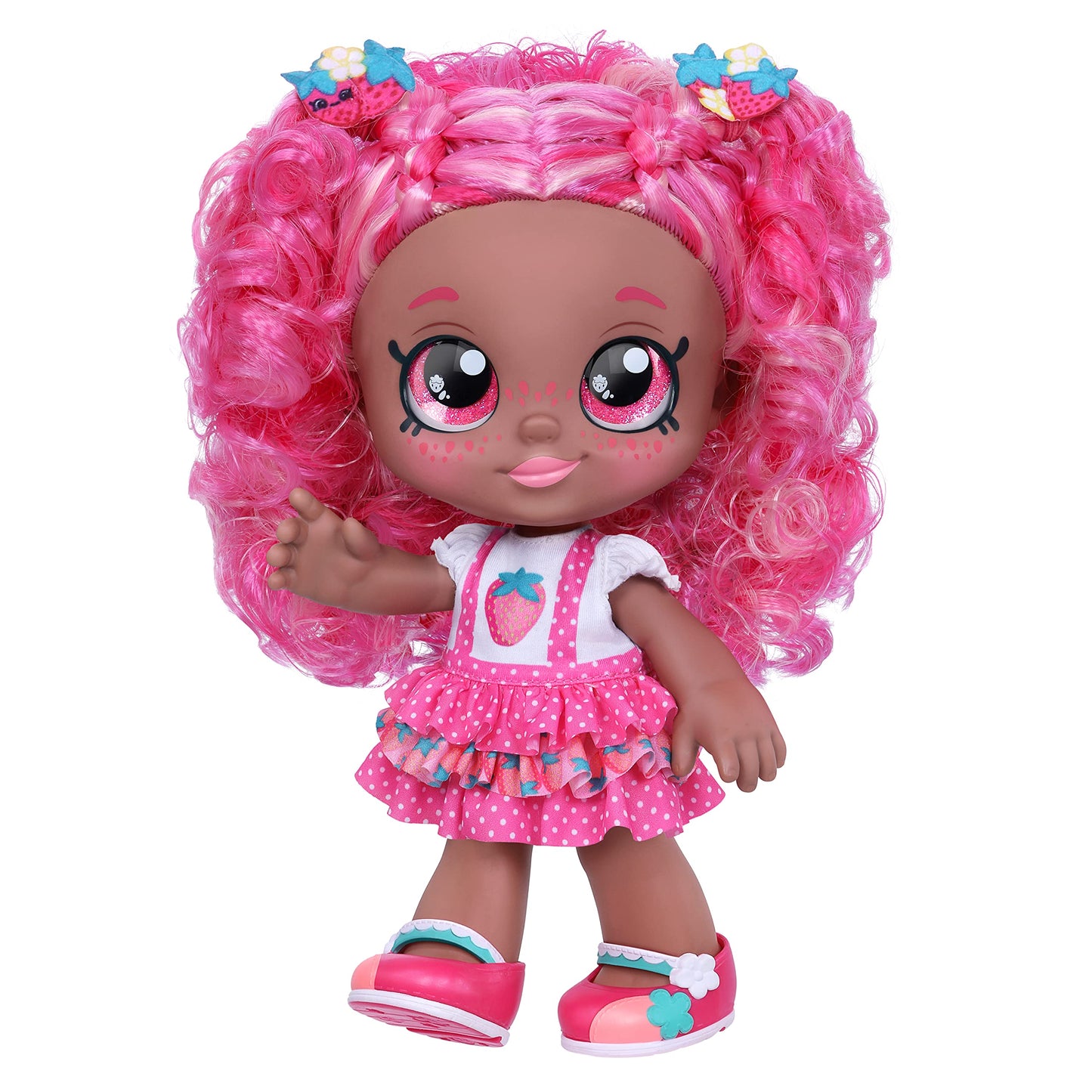 Kindi Kids Scented Sisters: Berri D'Lish 10-Inch Pre-School Play Doll – Strawberry Blossom Scent
