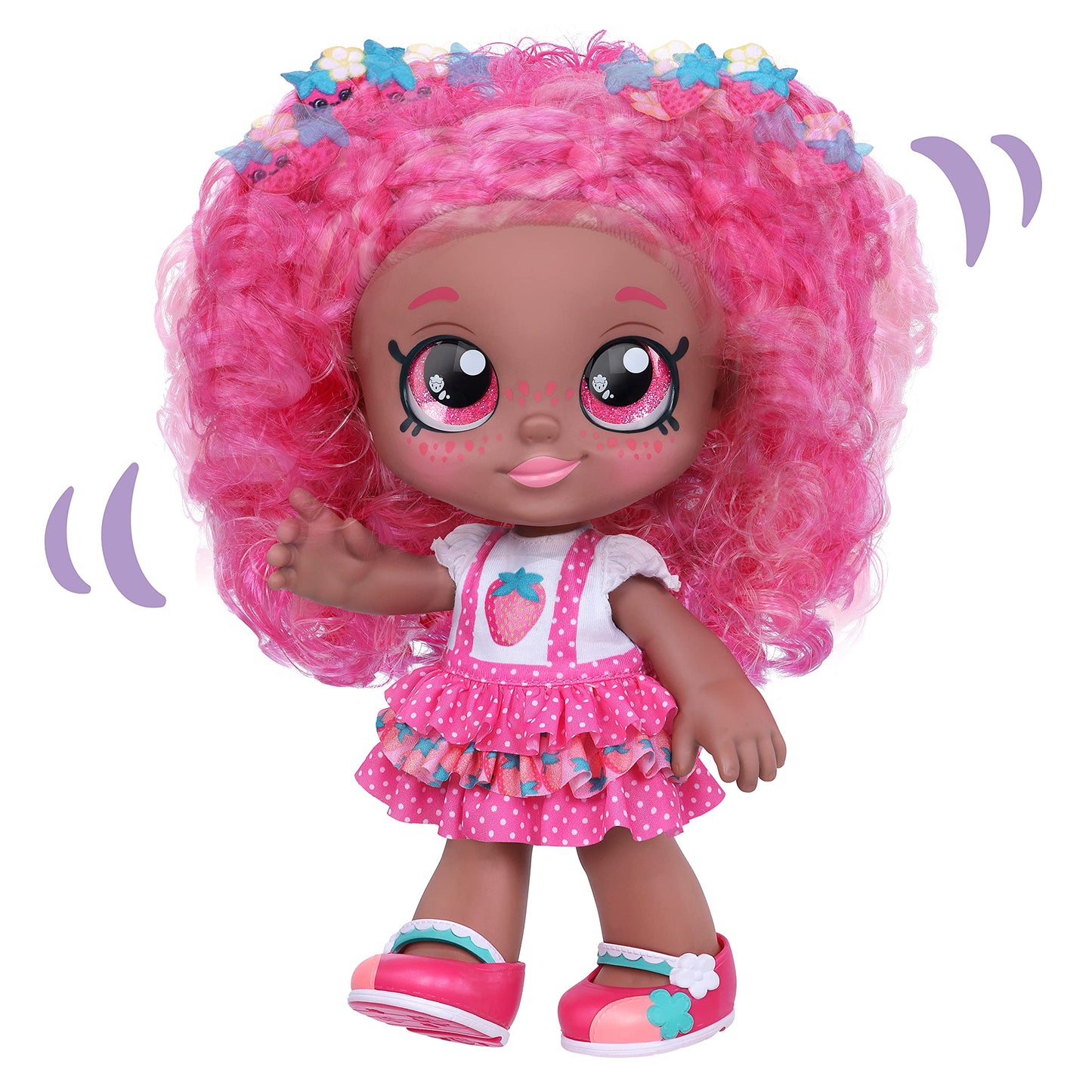 Kindi Kids Scented Sisters: Berri D'Lish 10-Inch Pre-School Play Doll – Strawberry Blossom Scent
