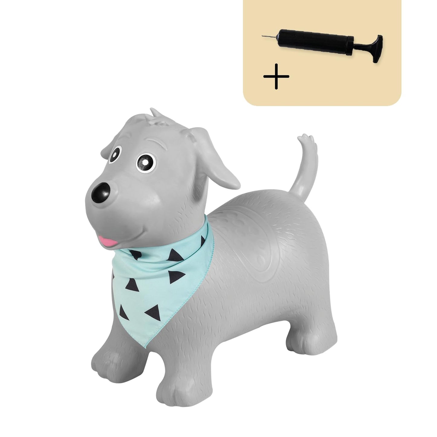 Kindsgut Bouncy Animal Hopper Dog – Indoor/Outdoor Fun with Pump Included