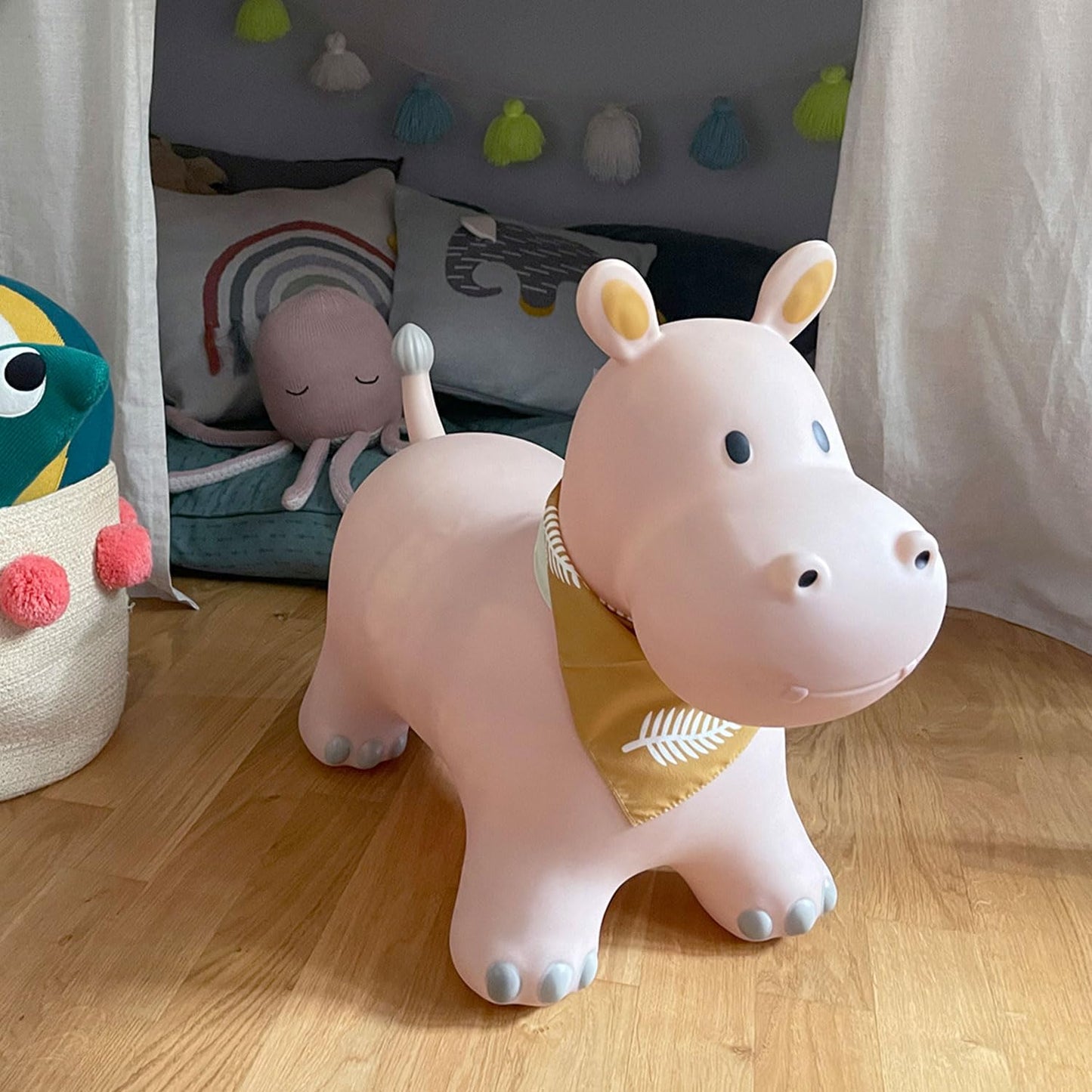 Kindsgut Bouncy Hippo Hopper – Designed in Germany, Indoor & Outdoor Play