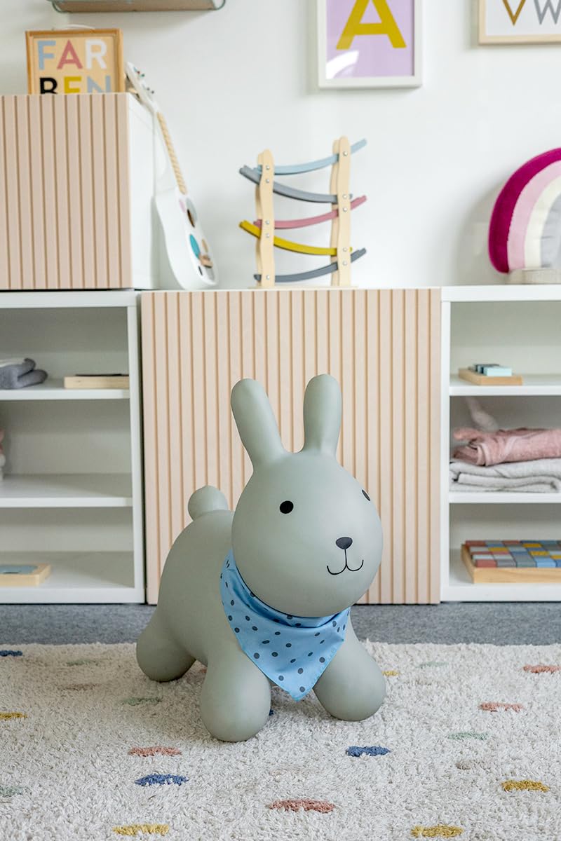 Kindsgut Bouncy Rabbit Hopper for Children – German Design, Colorful Indoor & Outdoor Toy