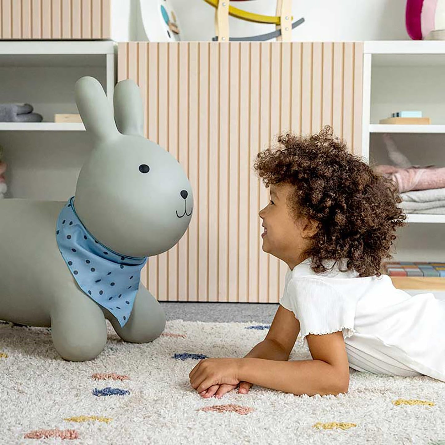 Kindsgut Bouncy Rabbit Hopper for Children – German Design, Colorful Indoor & Outdoor Toy