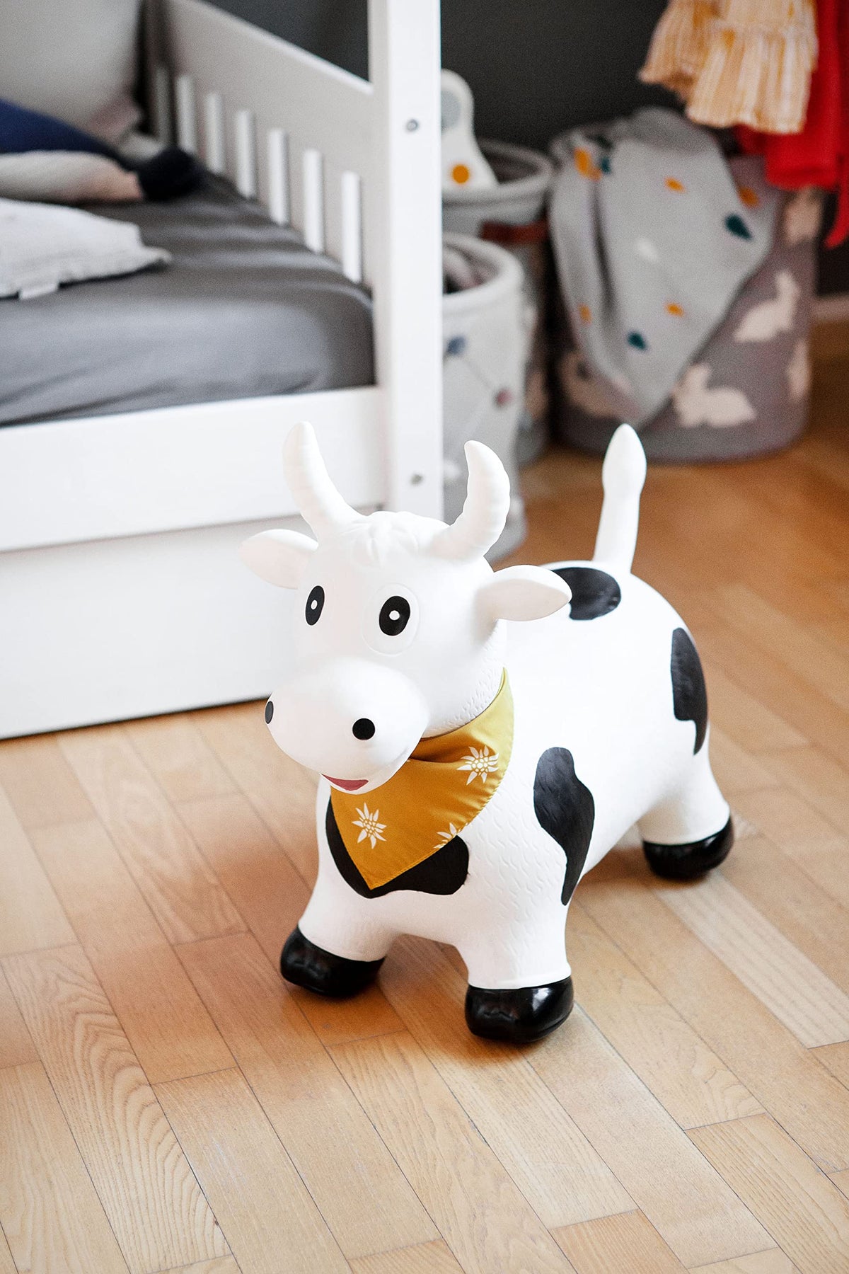 Kindsgut Bouncy Cow Hopper for Kids | Indoor & Outdoor Play with Pump
