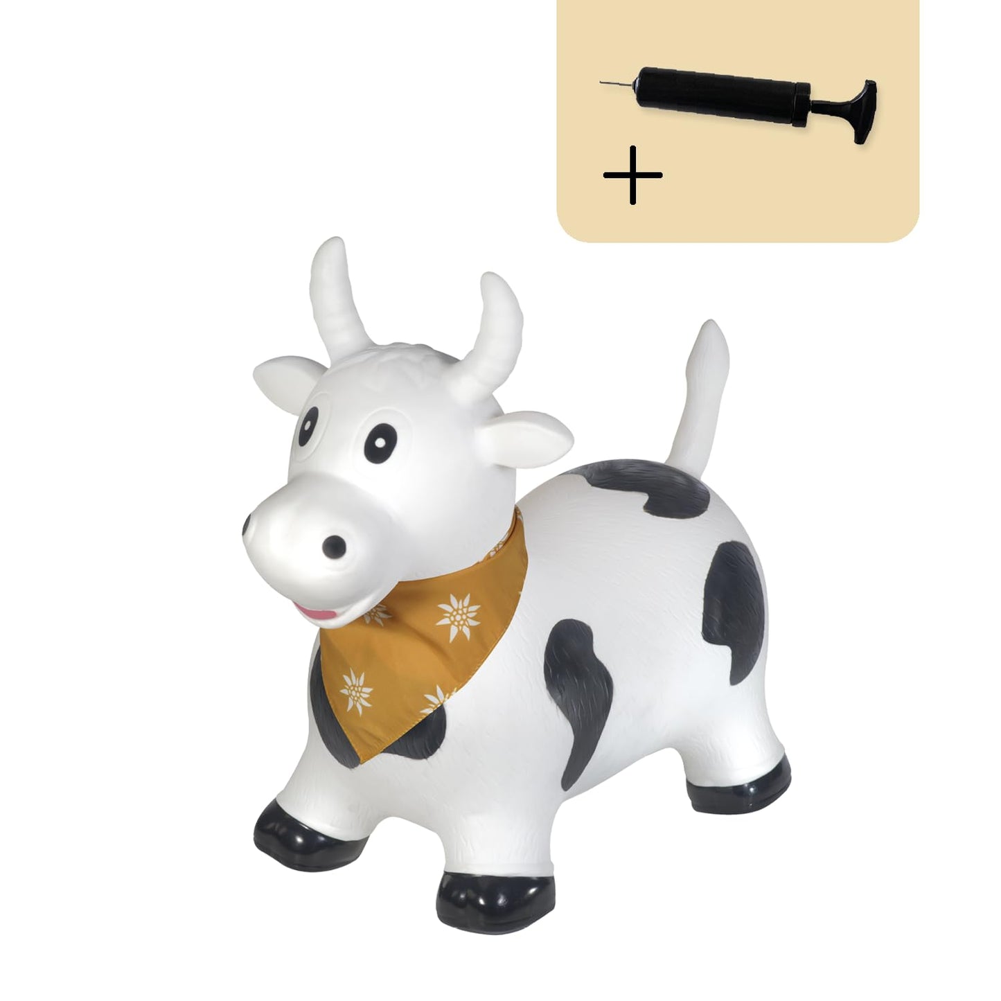 Kindsgut Bouncy Cow Hopper for Kids | Indoor & Outdoor Play with Pump