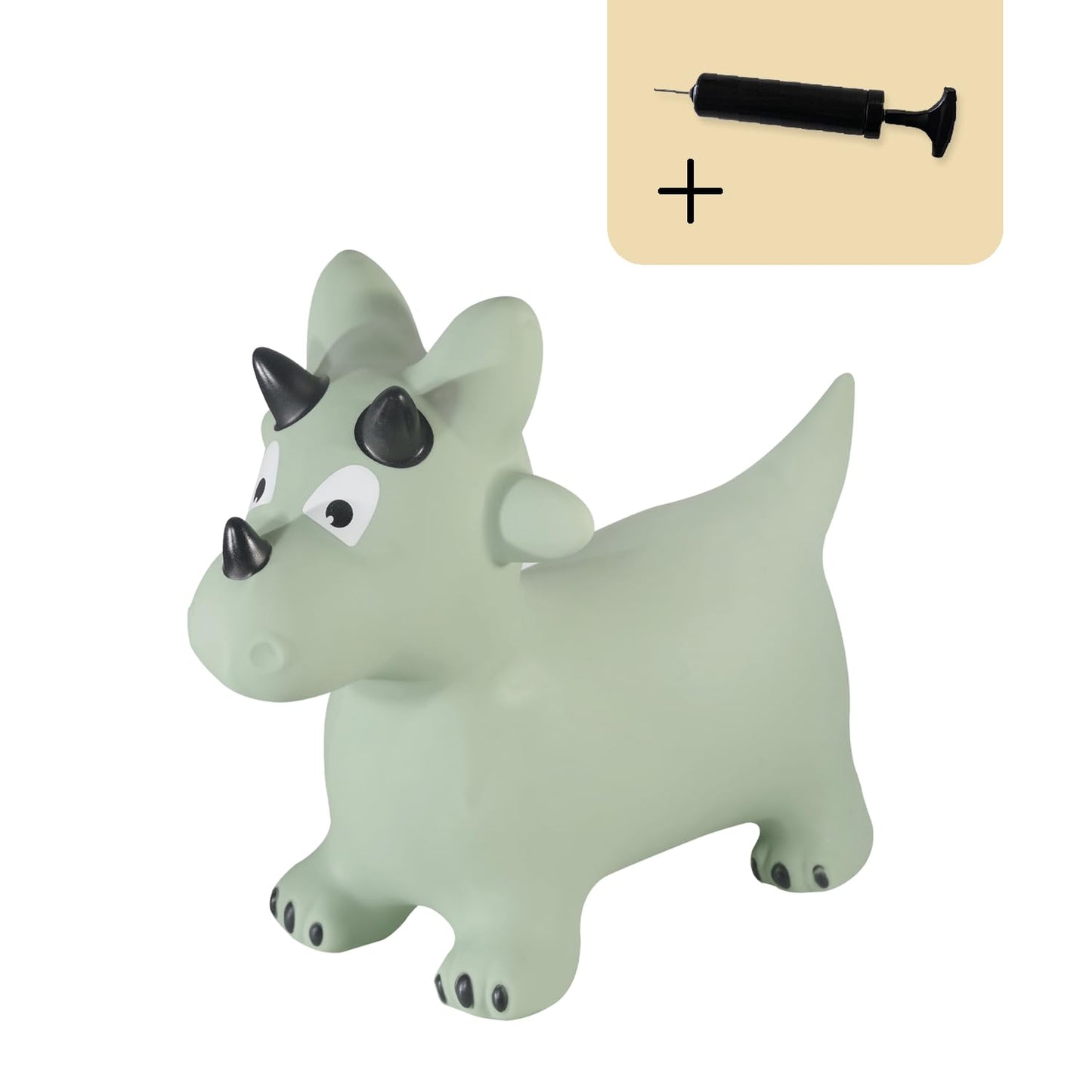 Kindsgut Bouncy Dino Hopper for Children – Indoor & Outdoor Play, Pump Included, Designed in Germany