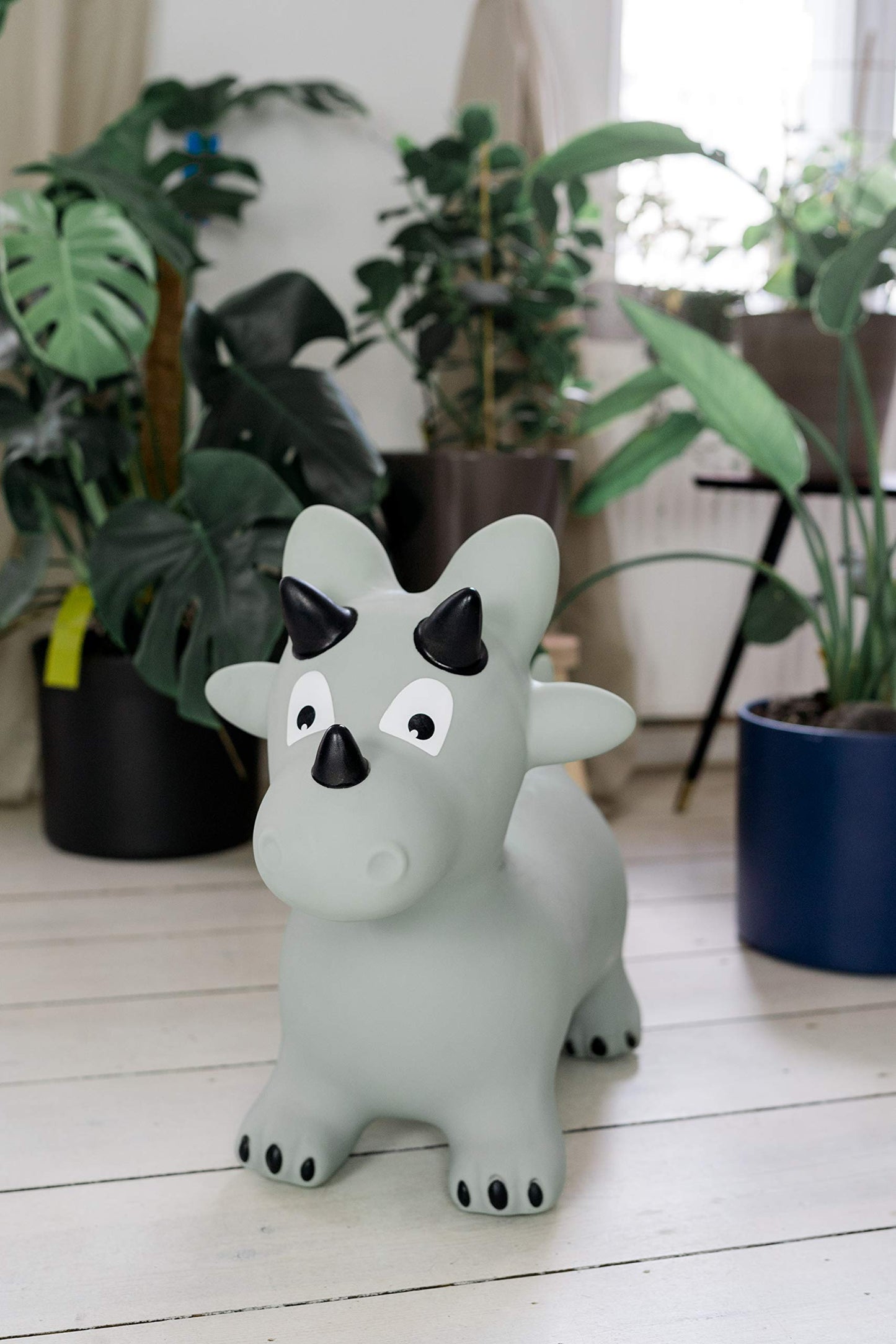 Kindsgut Bouncy Dino Hopper for Children – Indoor & Outdoor Play, Pump Included, Designed in Germany